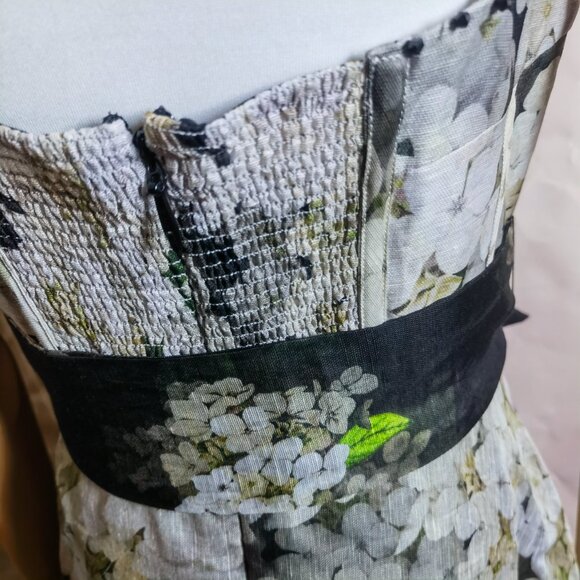 Zimmermann Balance linen and silk bustier dress - Picture 13 of 14